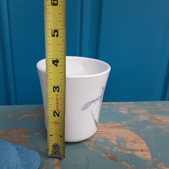 Vintage Mug Corning Ware Blue Iris Flower Rare - Picture 9 of 15